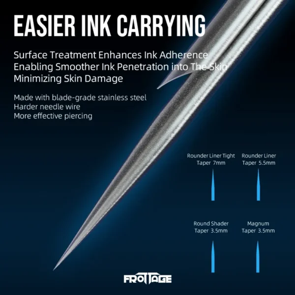 16 pcs Frottage Tattoo Cartridge Needle - Liners - Image 2