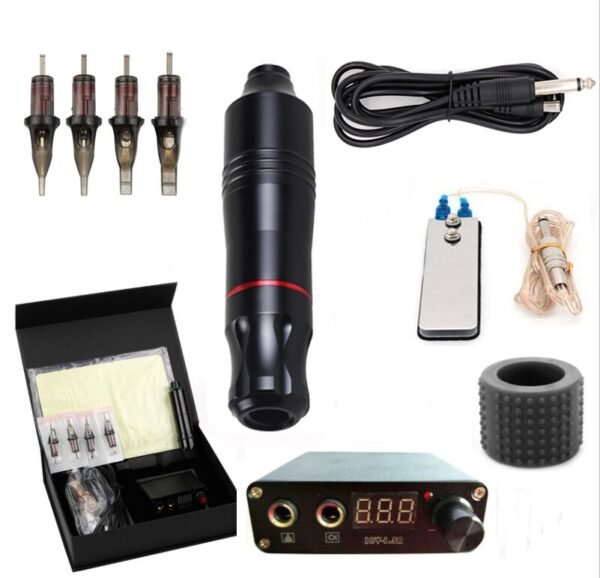Tattoo Kit | Tattoo Machine Pen Starter Bundle + FREE Digital Bundle