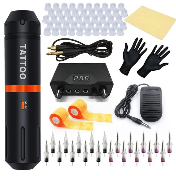 Tattoo Kit | Bronc Tattoo Machine Pen Starter Bundle